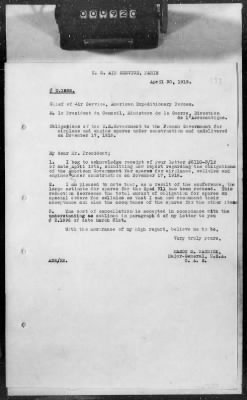 Q: Air Service Liquidation > 5: Monthly Reports on AEF Air Service Liquidation and Demobilization, Nov 1918-Mar 1919