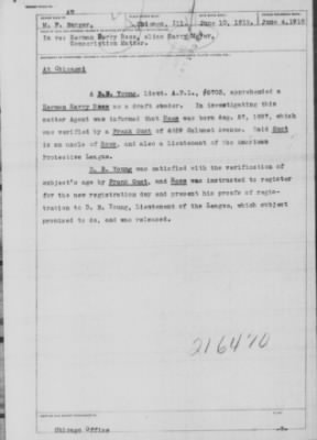Old German Files, 1909-21 > Herman Harry Ross (#216470)