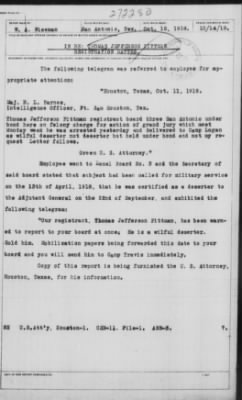 Old German Files, 1909-21 > Thomas Jefferson Pittman (#272280)