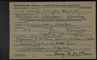 Thumbnail for Harry Golden > McCain, Harry Golden (1886)