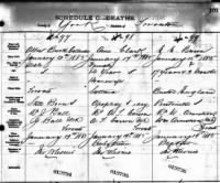 Anne Marshall Clarke death certificate