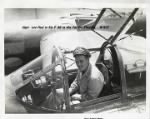 Fighter Pilot Capt. Leo Paul in his P-38 in the Pacific Theatre during WWII