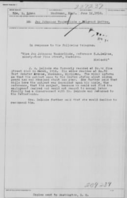 Old German Files, 1909-21 > Jan Johannes Vanderlinde (#209239)