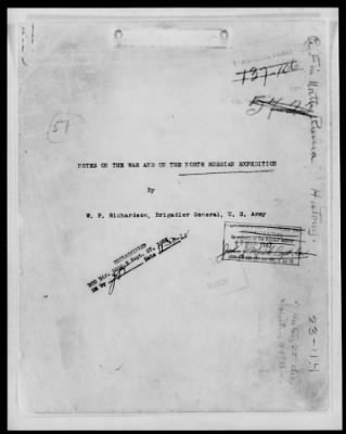 "Notes on the War and on the North Russian Expedition" (11.4)