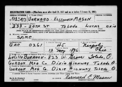 Vernard Ellsworth > Mason, Vernard Ellsworth (1896)