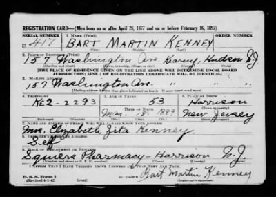 Thumbnail for Bart Martin > Kenney, Bart Martin (1889)