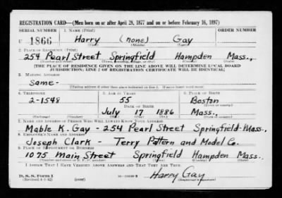 Harry > Gay, Harry (1886)