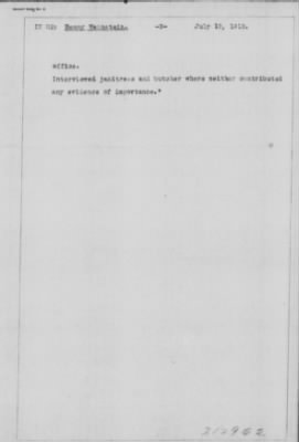 Old German Files, 1909-21 > Benny Weinstein (#212962)
