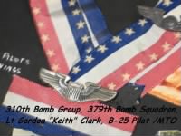 WWII 310th BG, 379th BS, Lt Gordon "Keith" Clark, B-25 Pilot /MTO