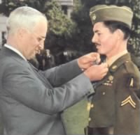 President Harry Truman Awards Desmond Doss the Congressional Medal of Honor
