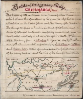 Chickamauga, Battle of > Battle of Missionary Ridge or Chickamauga, Tenn..