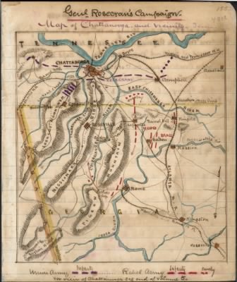 Chattanooga > Map of Chattanooga and vicinity, Tenn.