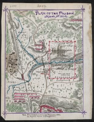Andersonville Prison > Plan of the prison. March 1, 1864.