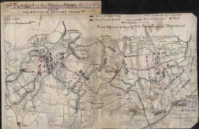 Sailor's Creek, Battle of > The Pursuit of the rebel army, April 6th-8th, 1865, and Battle of Sailor's Creek, Va..
