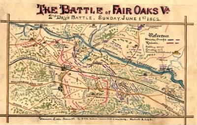 Fair Oaks, Battle of > The battle of Fair Oaks, Va., 2nd Day's battle, Sunday June 1st, 1862.