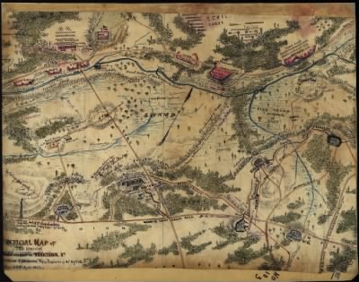 Thumbnail for Yorktown > Official map of the Union works in front of Yorktown, Va. Wm. Heine and R.K. Sneden, Topog. Engineers of 40th N.Y. Vols., 3rd Corps, U.S.A., April 1862.