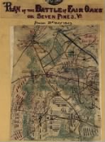 Plan of the Battle of Fair Oaks or Seven Pines, Va. Fought 31st May 1862. - Page 1