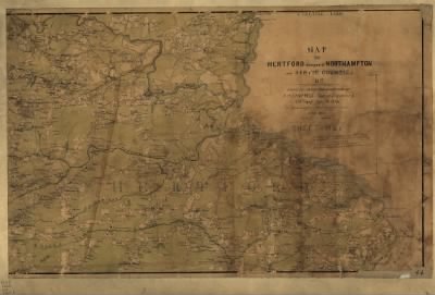 Hertford County > Map of Hertford and part of Northampton and Bertie counties, N.C. : surveyed under the direction of A.H. Campbell, Capt. of Engineers & Ch'f. Topog'l Dep't N.D. Va. By Cha's E. Cassell, civil assistant engineer, April 1863.