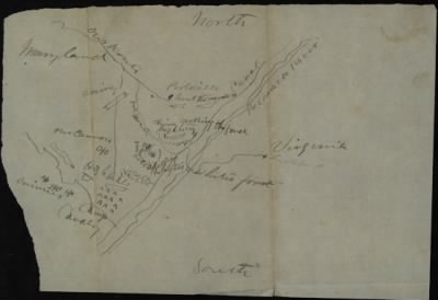 White's Ford > [Map of a cavalry engagement near Poolesville, Md., 1862].