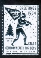 1954 Christmas seal