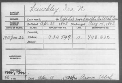 Regiment [Blank] > Company Capt. Lot. Smith's