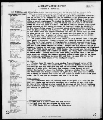 Thumbnail for COMCARAIRGR 6 > ACA Reports, 1/29/44 to 2/1/44, Marshall Islands