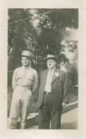 Adon Louis Smith Jr and Adon Louis Smith Sr Ft Gortdon Ga WWII