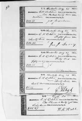 Thumbnail for NA - Complements, rolls, lists of persons serving in or with vessels or stations > C.S.S. Alabama-C.S.S. Neuse