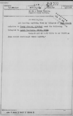 Old German Files, 1909-21 > Benny Pierce (#212777)