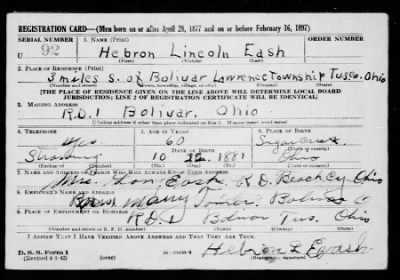 Thumbnail for Hebron Lincoln > Eash, Hebron Lincoln (1881)