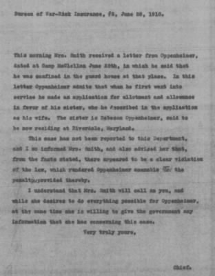 Old German Files, 1909-21 > Joseph Oppenheimer (#8000-225134)