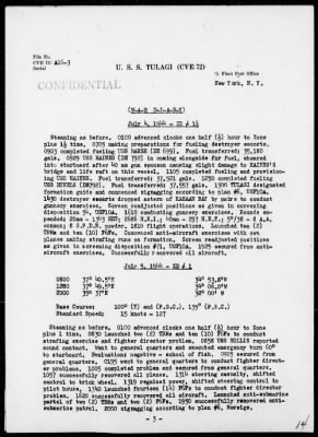 USS TULAGI > War Diary, 6/1/44 to 7/31/44