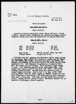 USS TULAGI > War Diary, 6/1/44 to 7/31/44