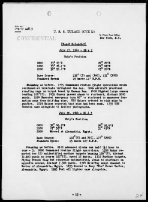 USS TULAGI > War Diary, 6/1/44 to 7/31/44