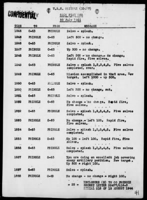 Thumbnail for USS PRINGLE > Rep of Ops, During the Seizure & Occupation of Trinian Is, Marianas, 7/24/44 to 8/12/44