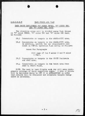 COMTASKFOR 58 > Rep of Ops in Support of the Capture of the Marianas Is, 6/11/44 to 8/10/44