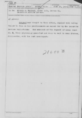 Old German Files, 1909-21 > Eugene G. Fairman (#216003)