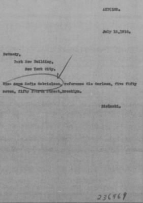 Old German Files, 1909-21 > Anne Sofie Gabrielsen (#236969)