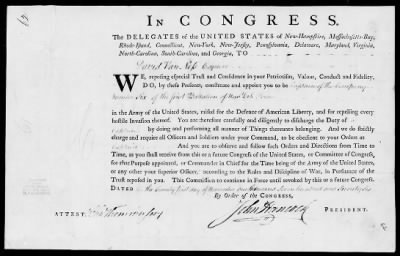 Commissions and Resignations > 169 - Commissions and Resignations. 1775-1780