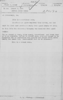 Old German Files, 1909-21 > Ernest J. Rush (#210096)
