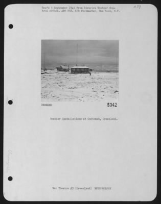 General > Weather Installations At Godthaab, Greenland.