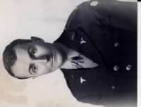 Frederick D. Haffner (1919/2011) in military uniform jacket, 30 Nov 1946