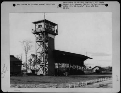 General > Flight Control Tower And Nose Hangar At Atkinson Field, British Guiana.