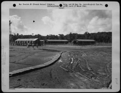 General > Mess Hall And Barracks At Gallion Field, French Guiana.  15 July 1943.