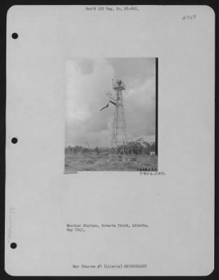 Thumbnail for General > Weather Station, Roberts Field,  Liberia.  May 1943.