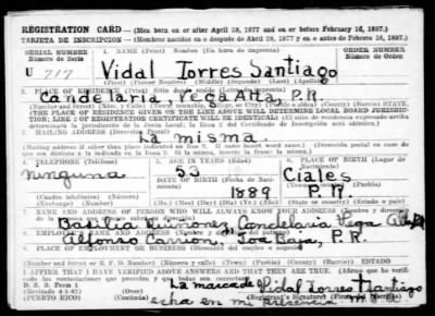 Vidal > Torres Santiago, Vidal (1889)