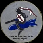 392nd Bomb Group Emblem, B-24 Heavies out of England.