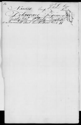 Officers and Enlisted Men > 2 - List of Delaware Troops. 1776-1783