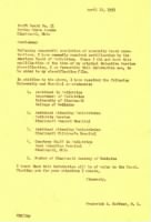 12 Apr 1951 Letter from FDH re Certification by Pediatrics Board- Typed Version