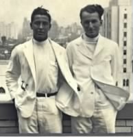 1946, Cornell Medical College roomates, George Knauer & Fred Haffner